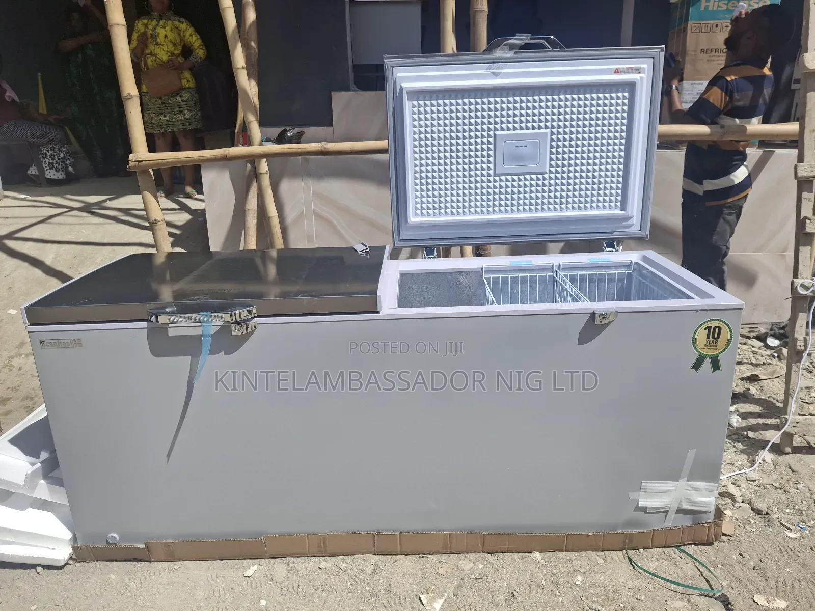Scanfrost Double Double Inverter Freezer