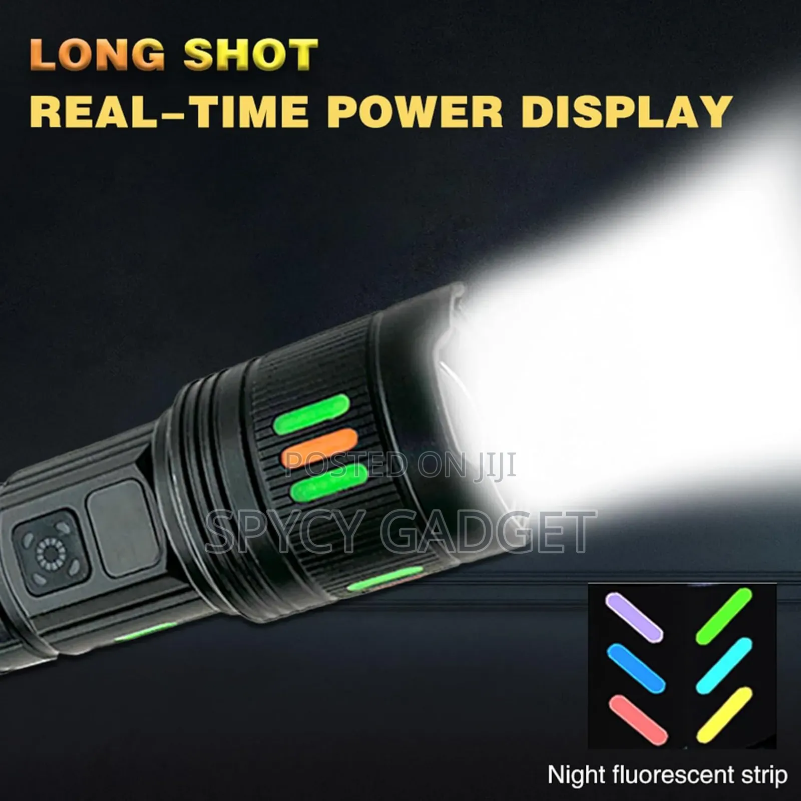 Rechargeable Battery Powered Metal Led Flashlight