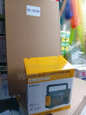 Eg011li Portable Power Station With Solar Panel
