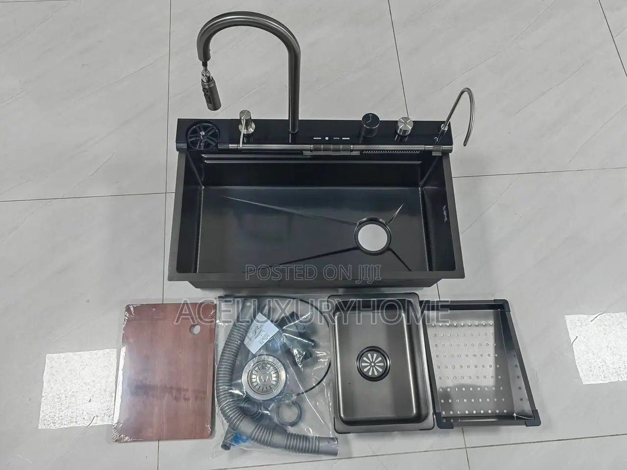 Kitchen Sink With Digital 5 Buttons