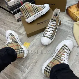 Photo - Original Burberry Fall Winter 2025 High Top Sneakers