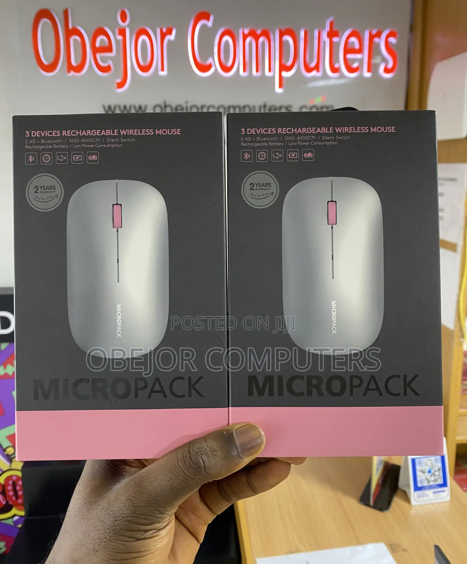 Micropack Rechargeable 2.4g Wireless Mouse Ml-203w