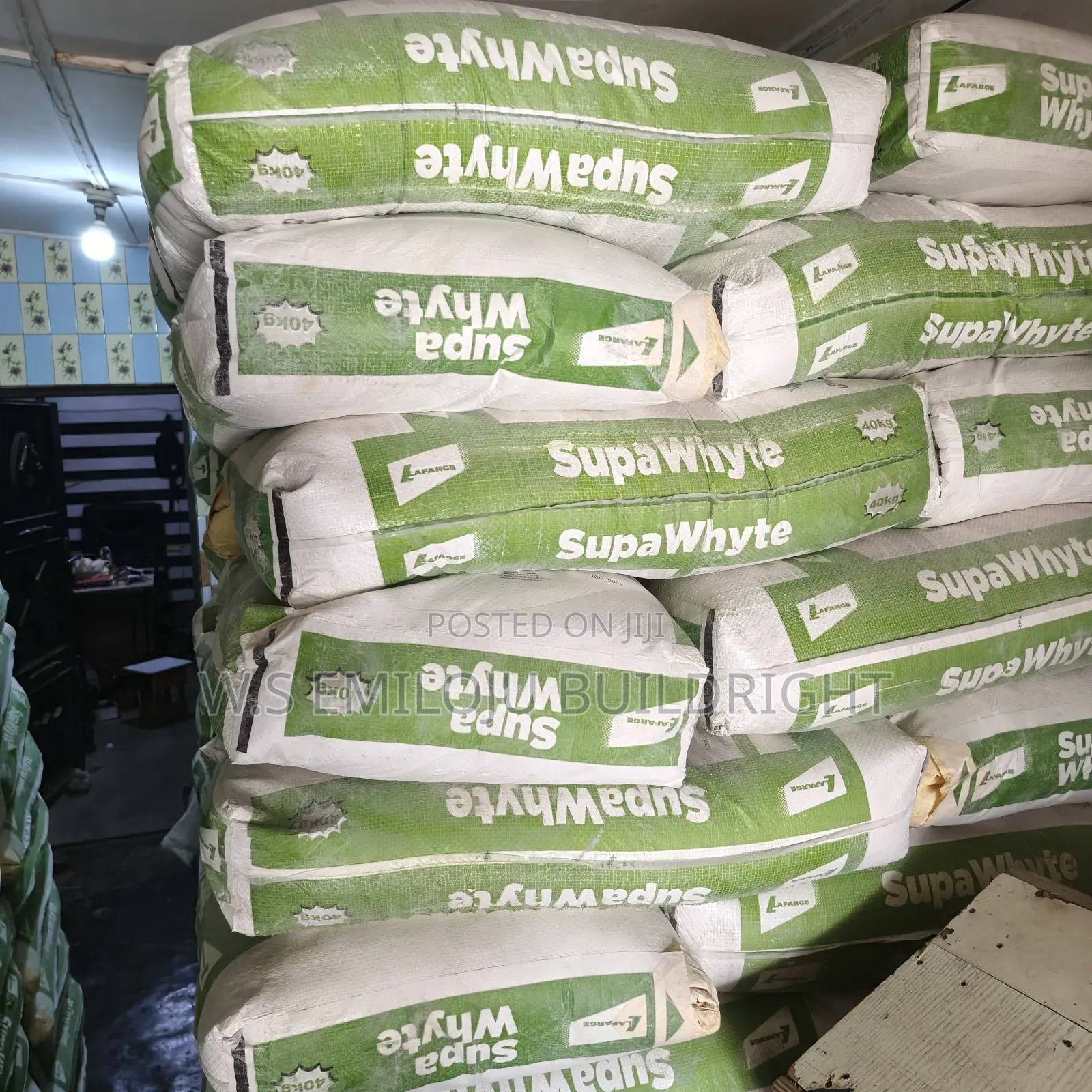 Lafarge Supper Whyte Pop Cement