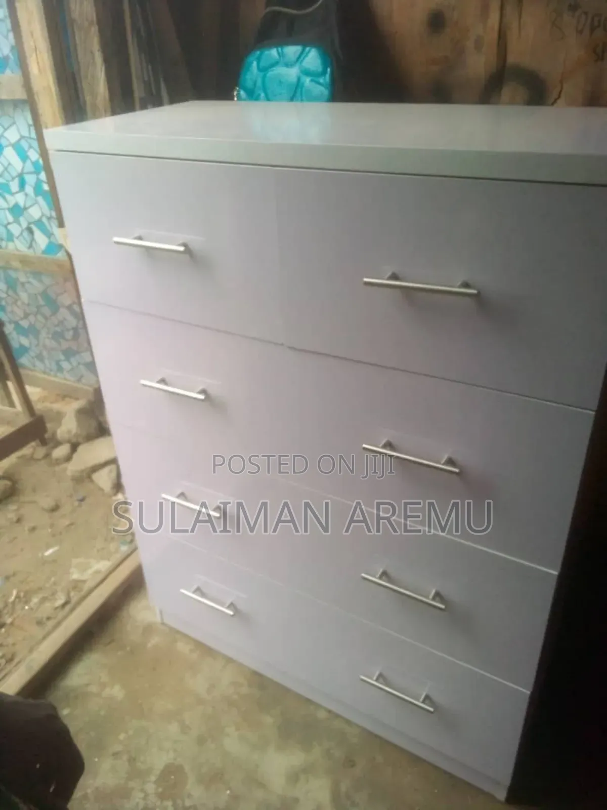 Multipourpose White Wood Cabinet