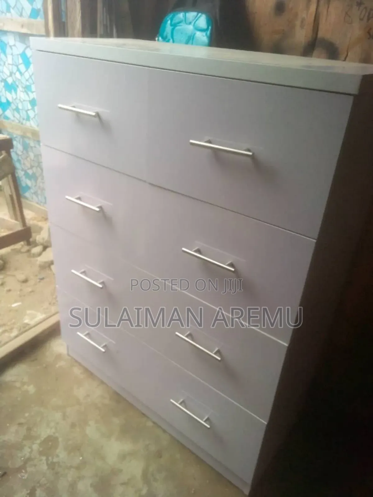 Multipourpose White Wood Cabinet