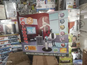 Brand New Lg Powerful Rechargeable Solar Fan