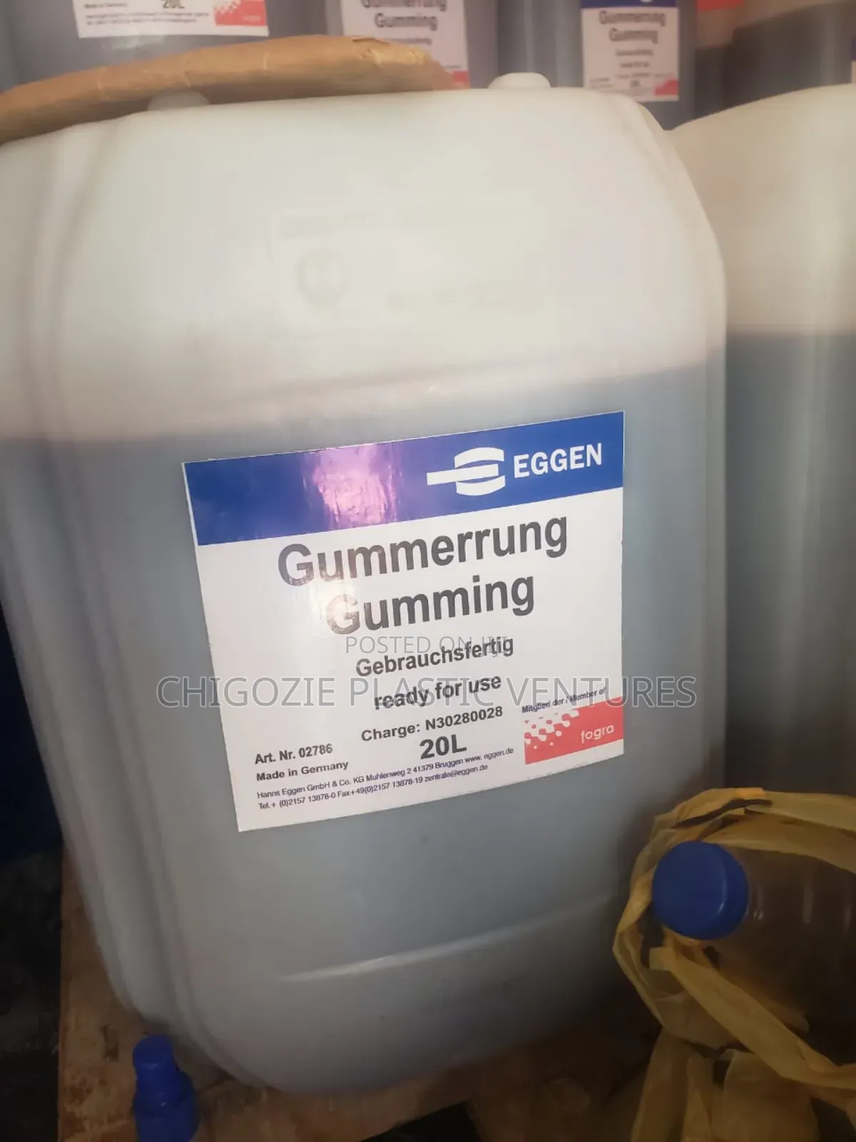 Plate Gum Chemical