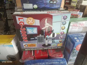 Heavy Duty Lg Powerful Rechargeable Solar Fan
