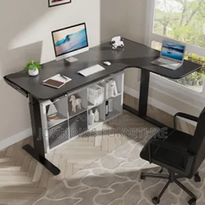 L-Shape Ergonomic Height Adjustable Desk