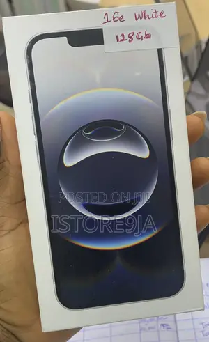 New Apple iPhone 16e 128 GB White
