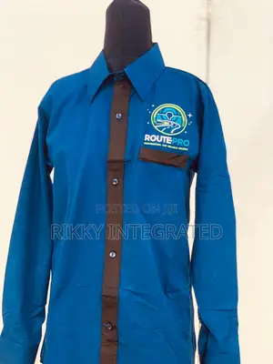 Flock Printed Sport Wears Security Uniforms