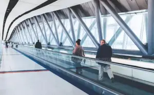 Efficient Moving Walk Escalator