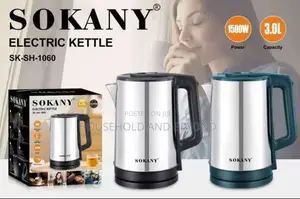 Sokany 3 Litres Electric Kettle- Automatic Power Off
