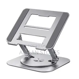 Foldable Laptop Stand With 360° Rotating Base