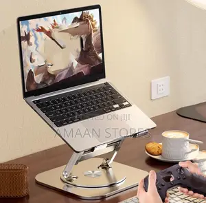 Foldable Laptop Stand With 360° Rotating Base