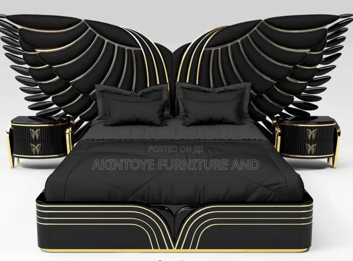 Wing 6/7 King Size Bed Design With 2 Drawers