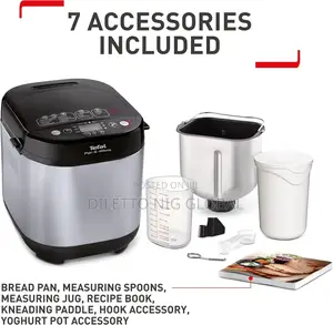 Tefal Breadmaker With Yoghurt Pot Accessory 20 Auto Programs