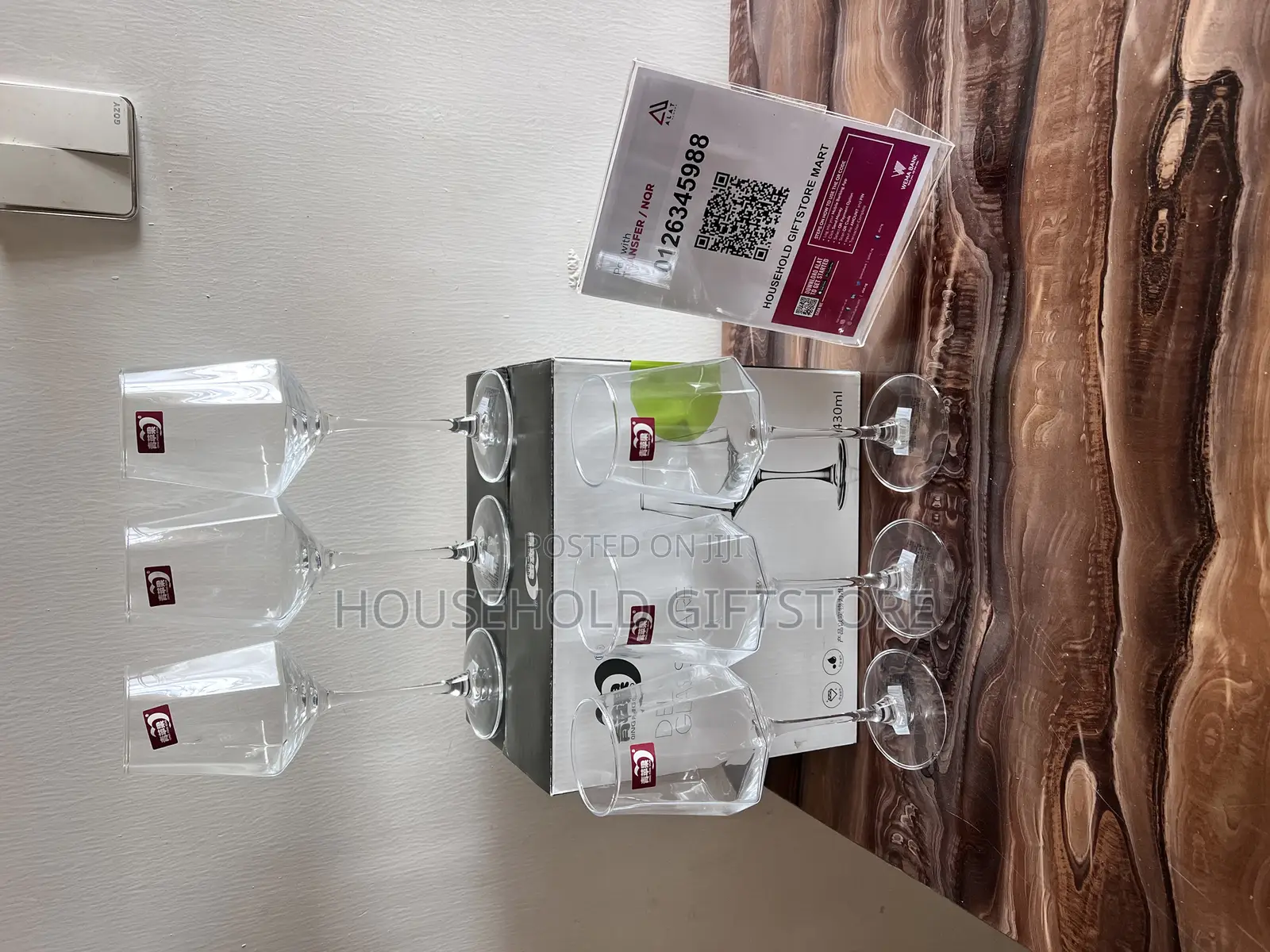 6pcs Champagne and Wineglass Cup