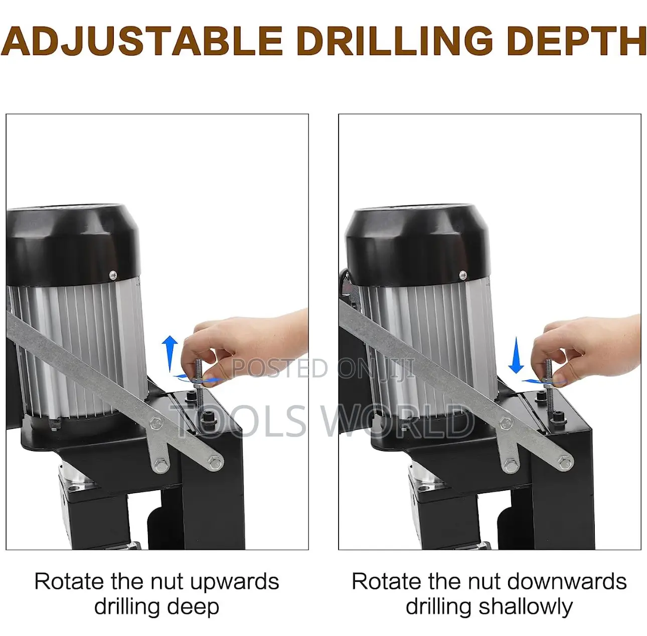 Portable Single Head Woodworking Hinge Drilling Machine