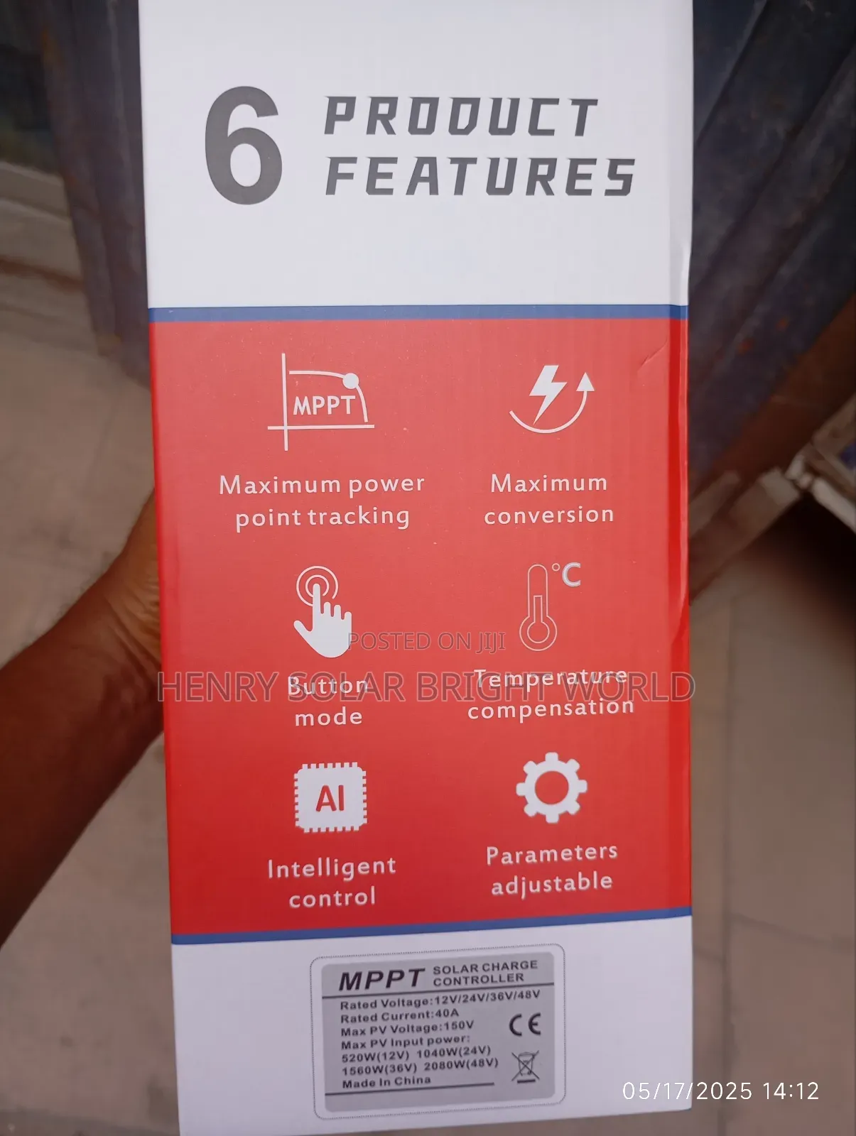 SMS 40a MPPT Charger Controller
