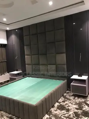 6 by 6 Bed Frame With Wallcladding