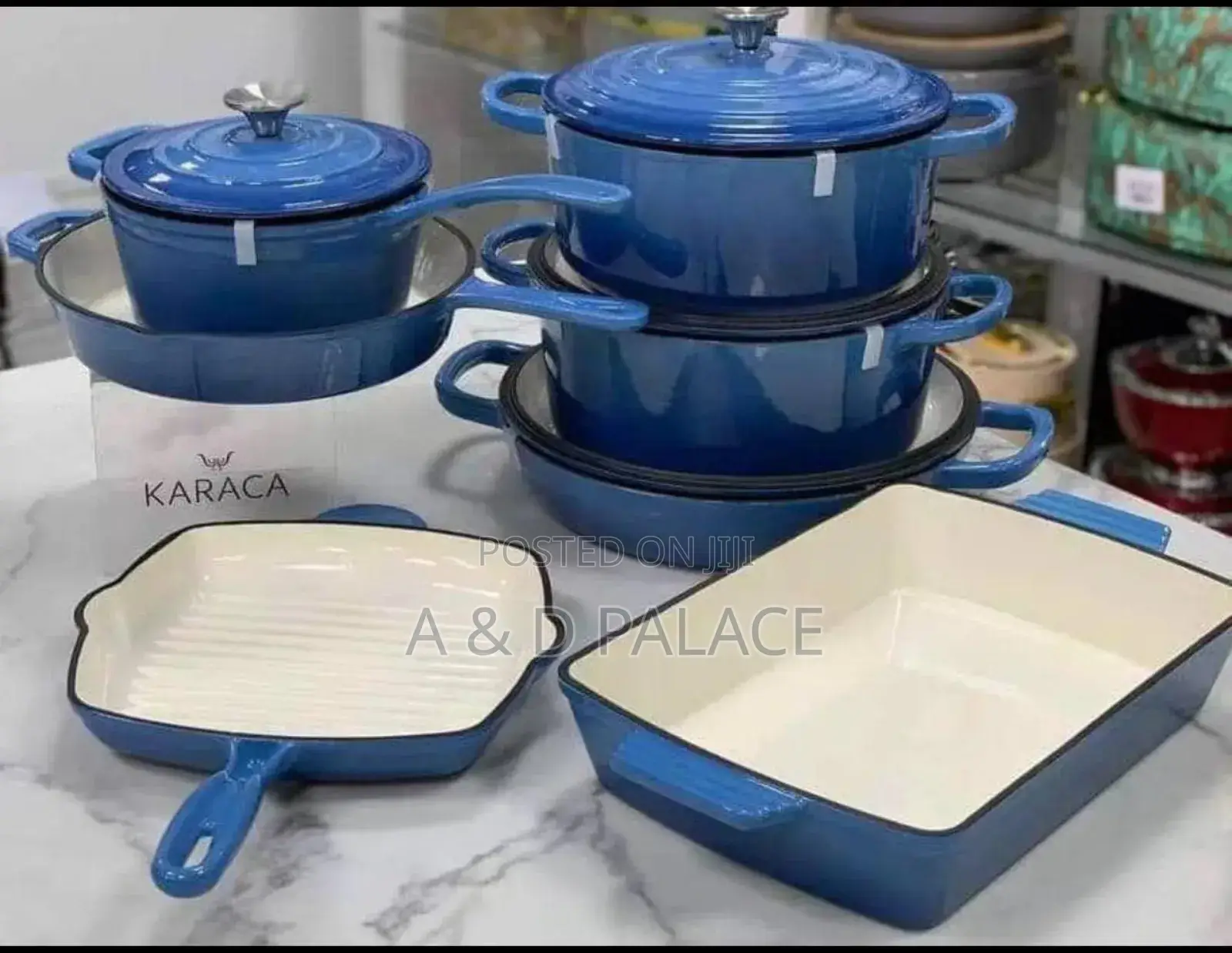 7pc High Quality Durable Thick Heavy Ucc Life Iron Cast
