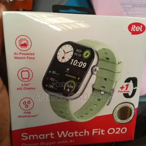 Itel Smart Watch Fit O20 2.04" Hd Display Ip68 Ai-Powered