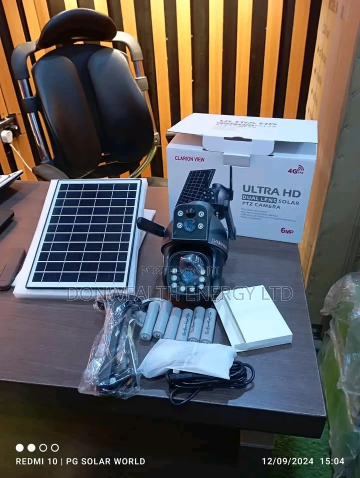 Solar Rechargeable CCTV Camera