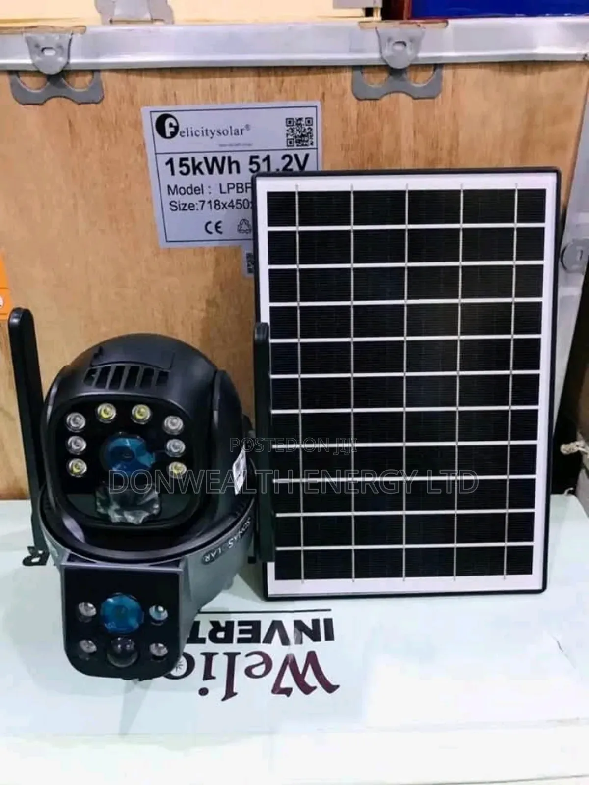 Solar Rechargeable CCTV Camera