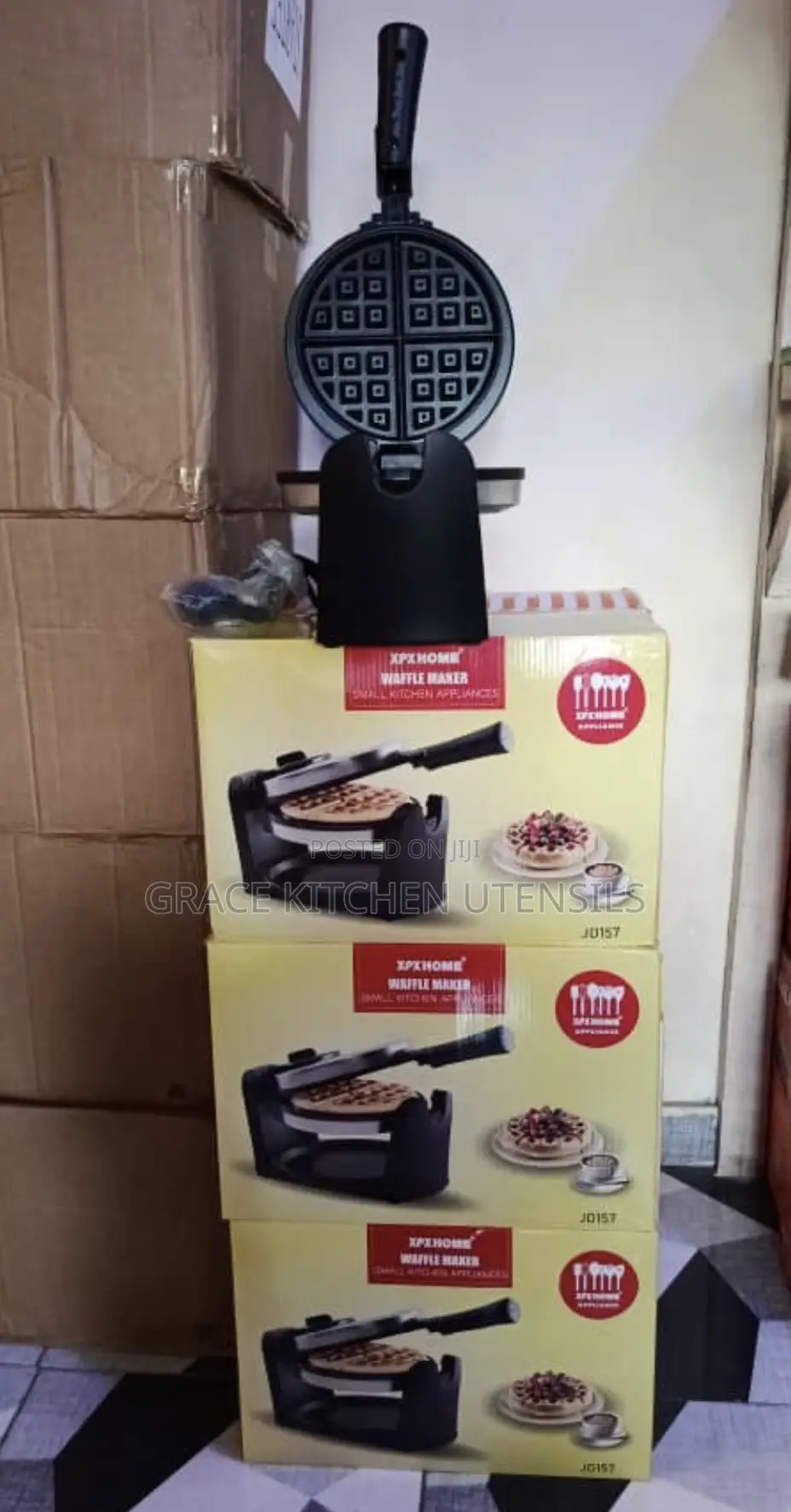 Xpxhome Rotating Belgian Waffle Maker