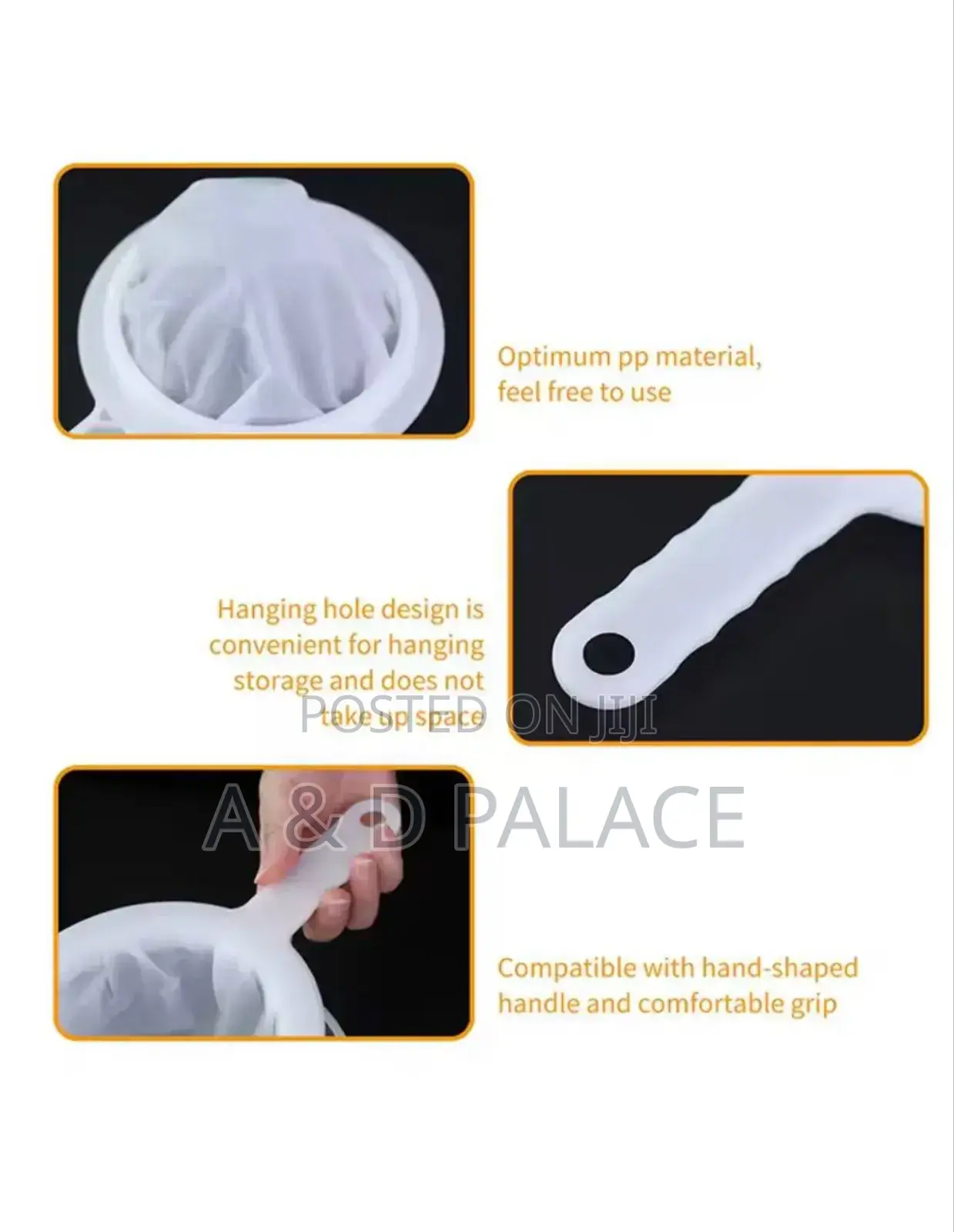 High Quality Reusable Fine Mesh Portable Strainer Filter
