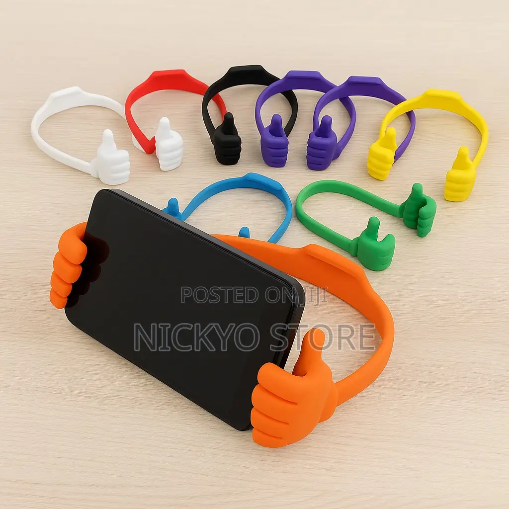 Adjustable Thumbs-up Universal Phone Tablet Holder