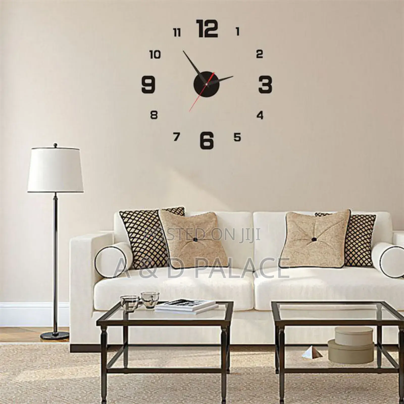 Creative Round Shape Diy Acrylic Wall Clock