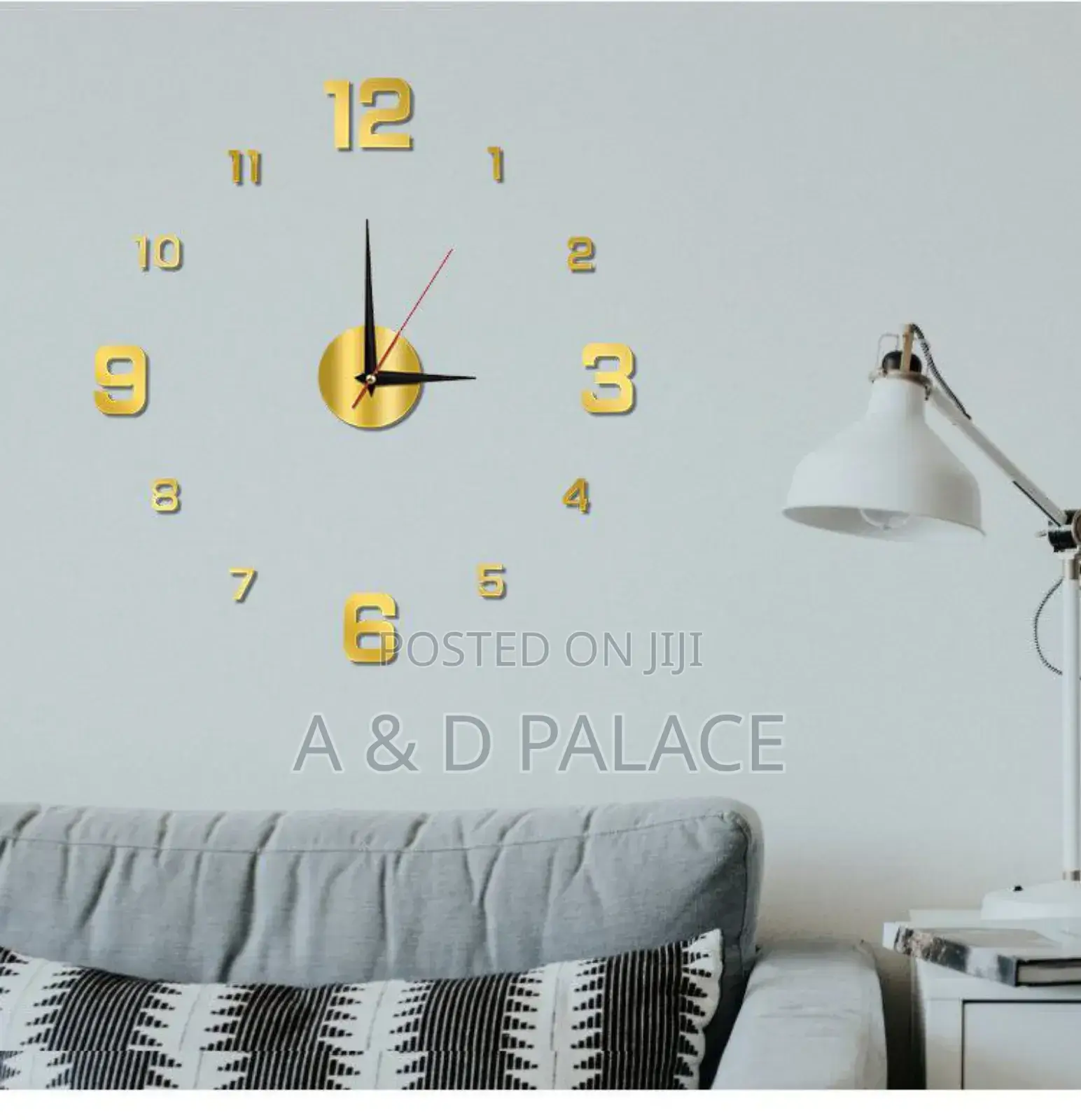 Creative Round Shape Diy Acrylic Wall Clock