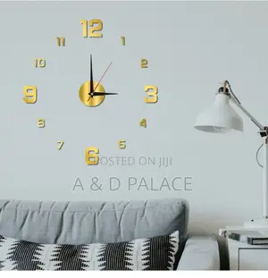 Creative Round Shape Diy Acrylic Wall Clock
