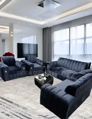 Quality Couches. 7 Seaters Solid Sofa Chairs With Table