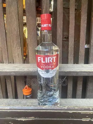 1liter Bottle of Flirt Silver Filtered Vodka