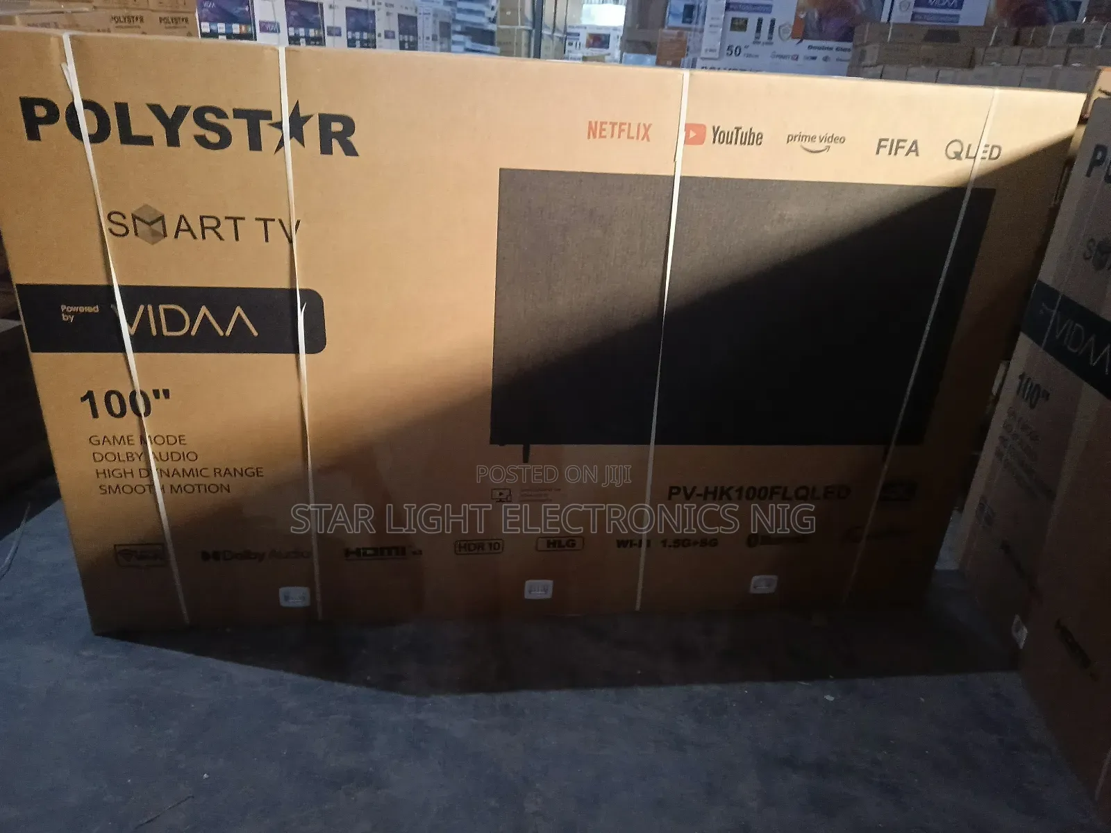 100" Smart Tv Qled Frameless