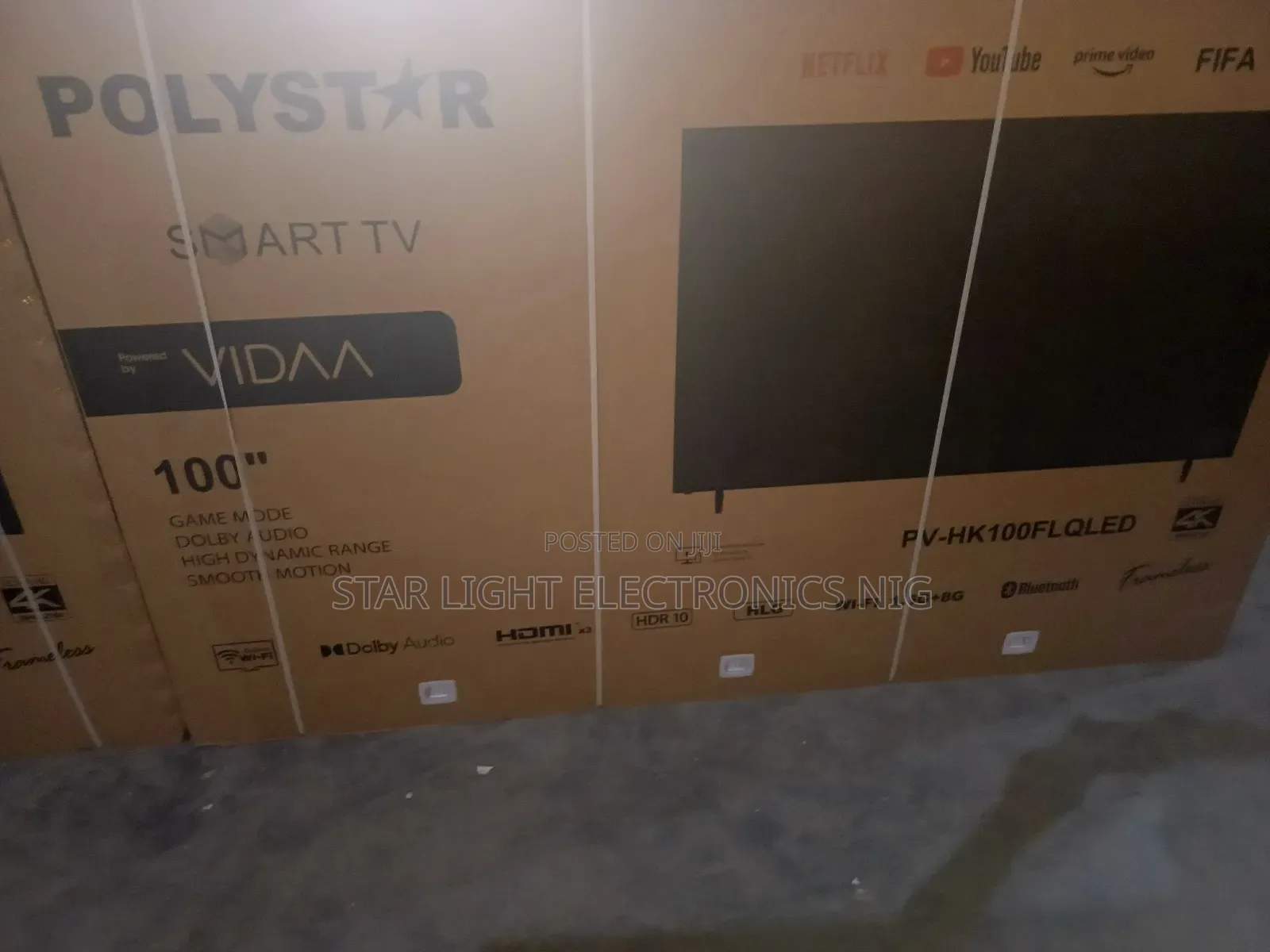 100" Smart Tv Qled Frameless