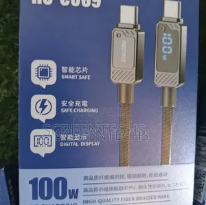 100watts Digital Display USB Type-C Charging Cord