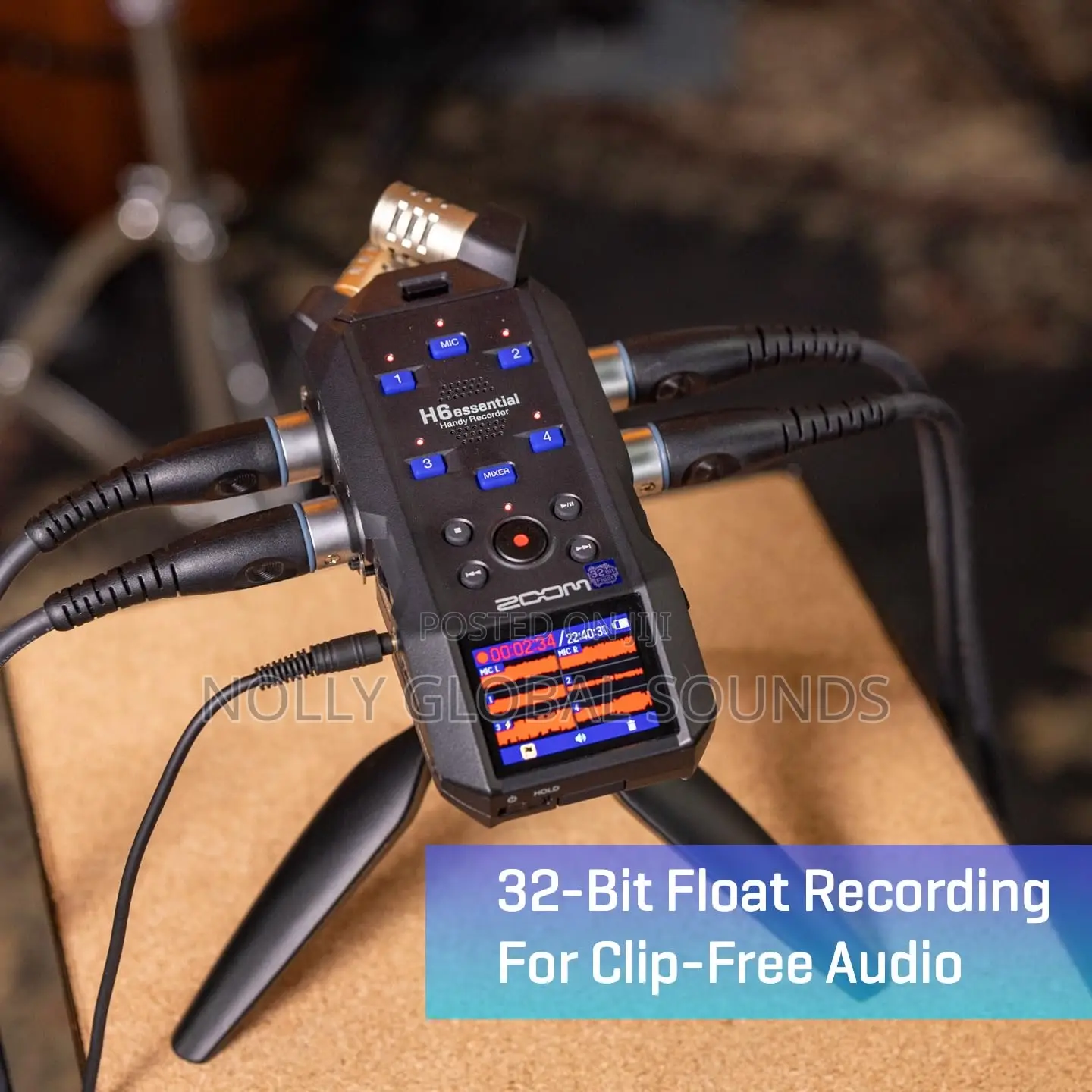 Zoom H6 Essential (2024) With 32-Bit Float, 6track Recorder