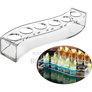 Acrylic Shot Glass Rack Tequila Tray