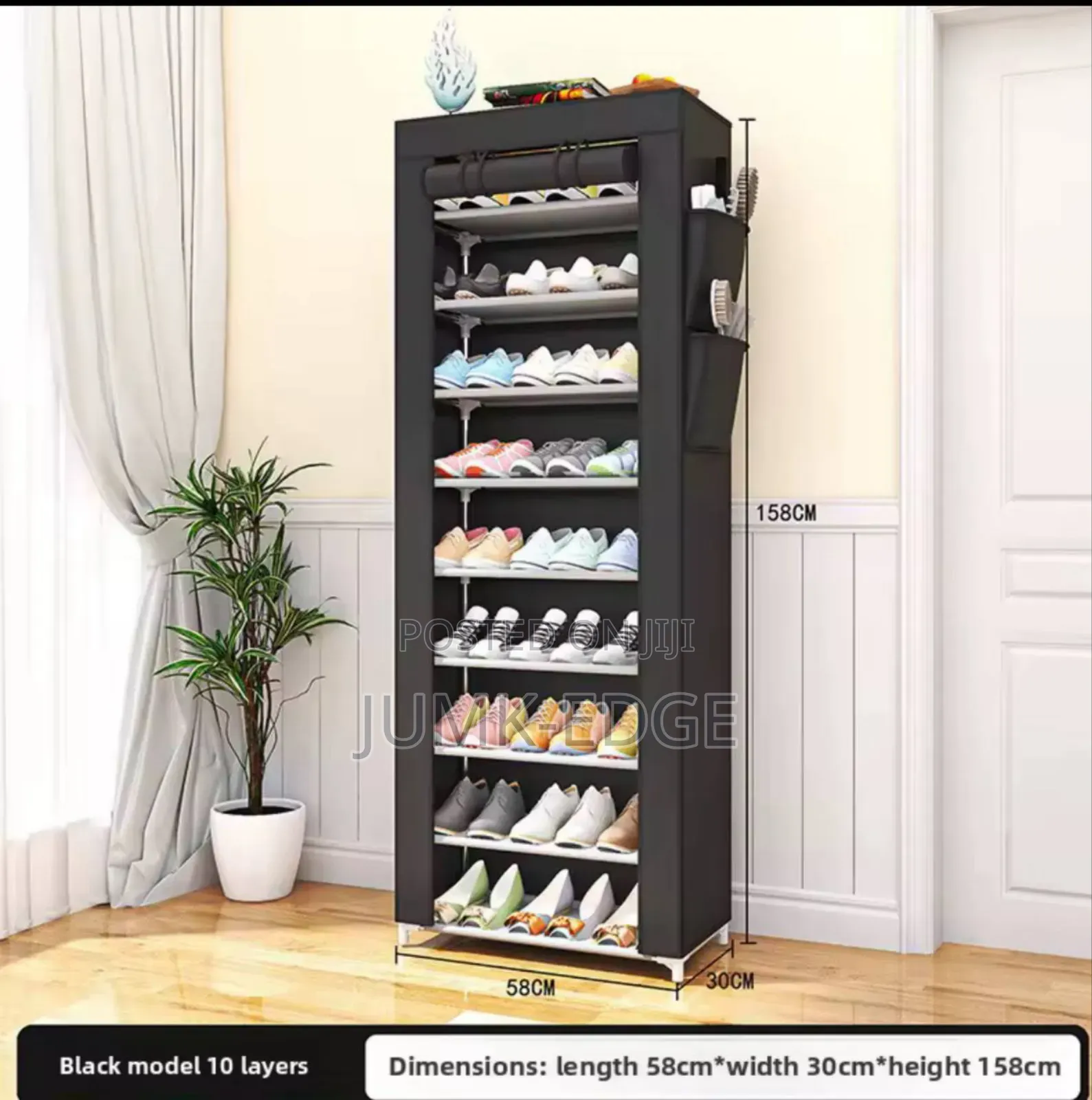 9 Layers Dustproof Shoe Rack