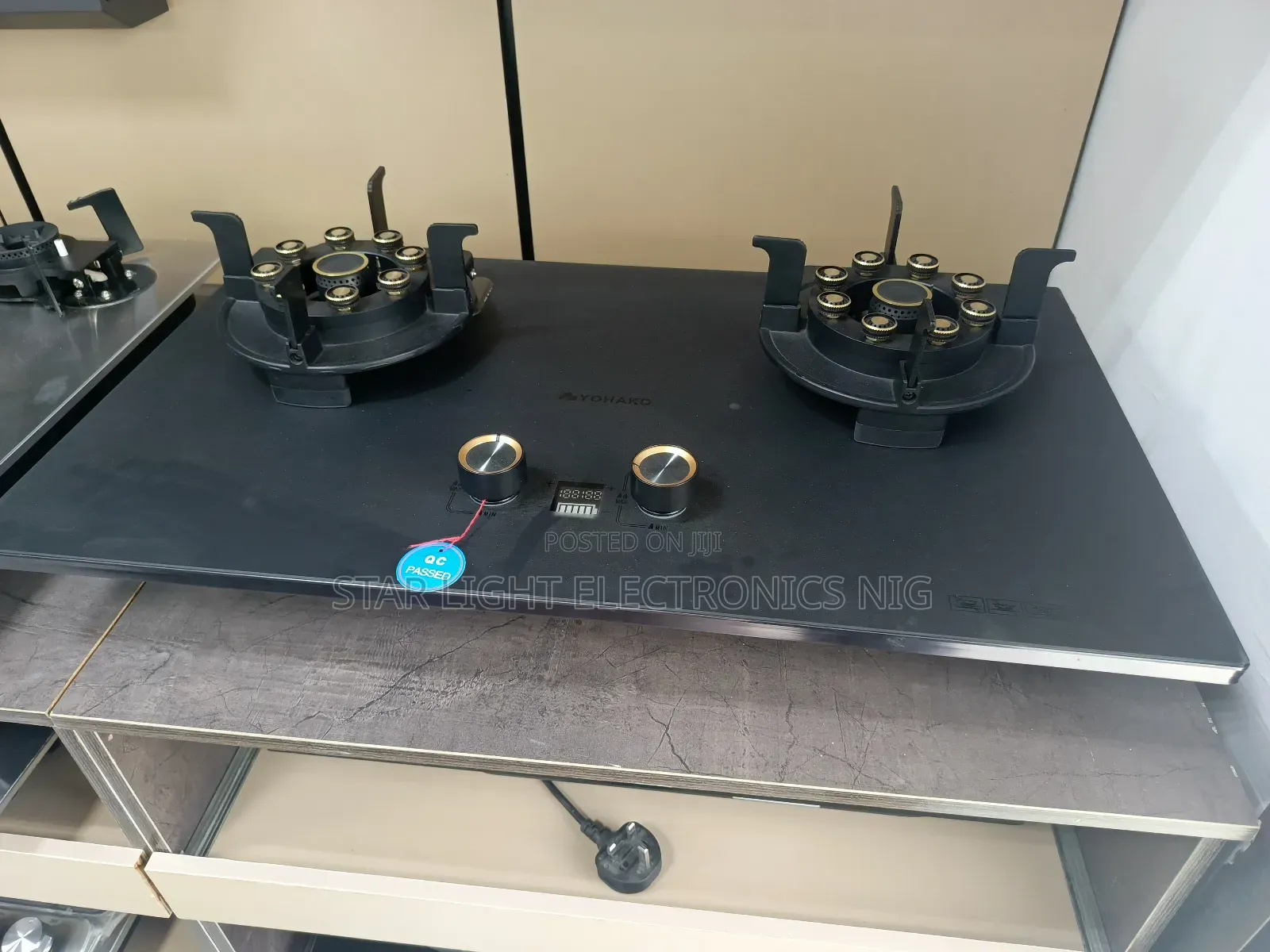 Industrial Cooker Built-in 2 Burners With Timer