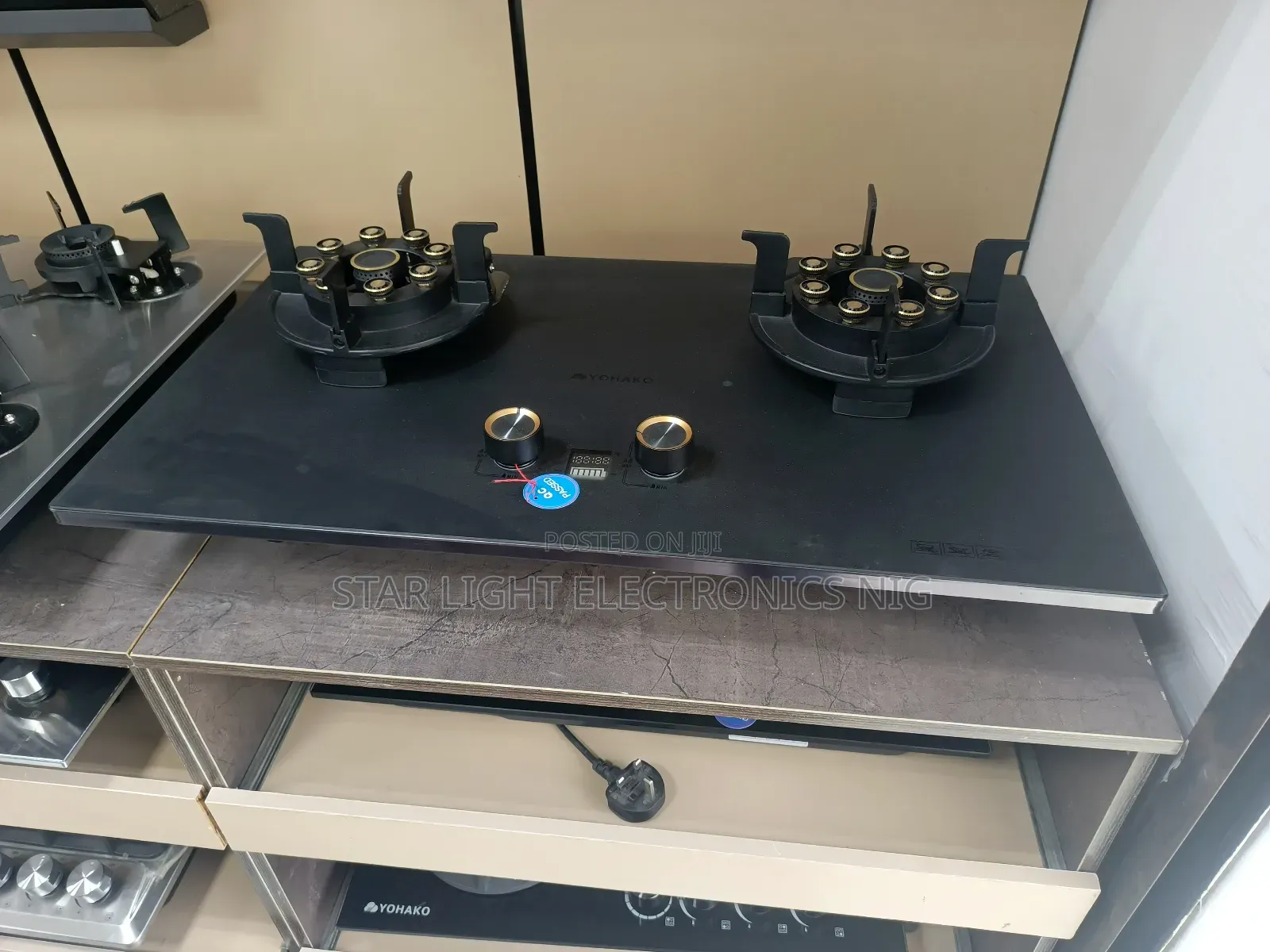 Industrial Cooker Built-in 2 Burners With Timer