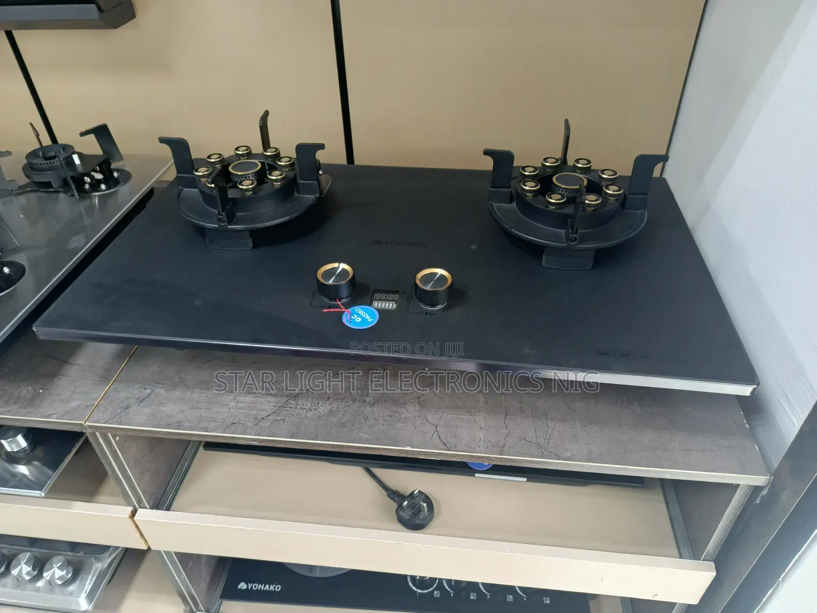 Industrial Cooker Built-in 2 Burners With Timer