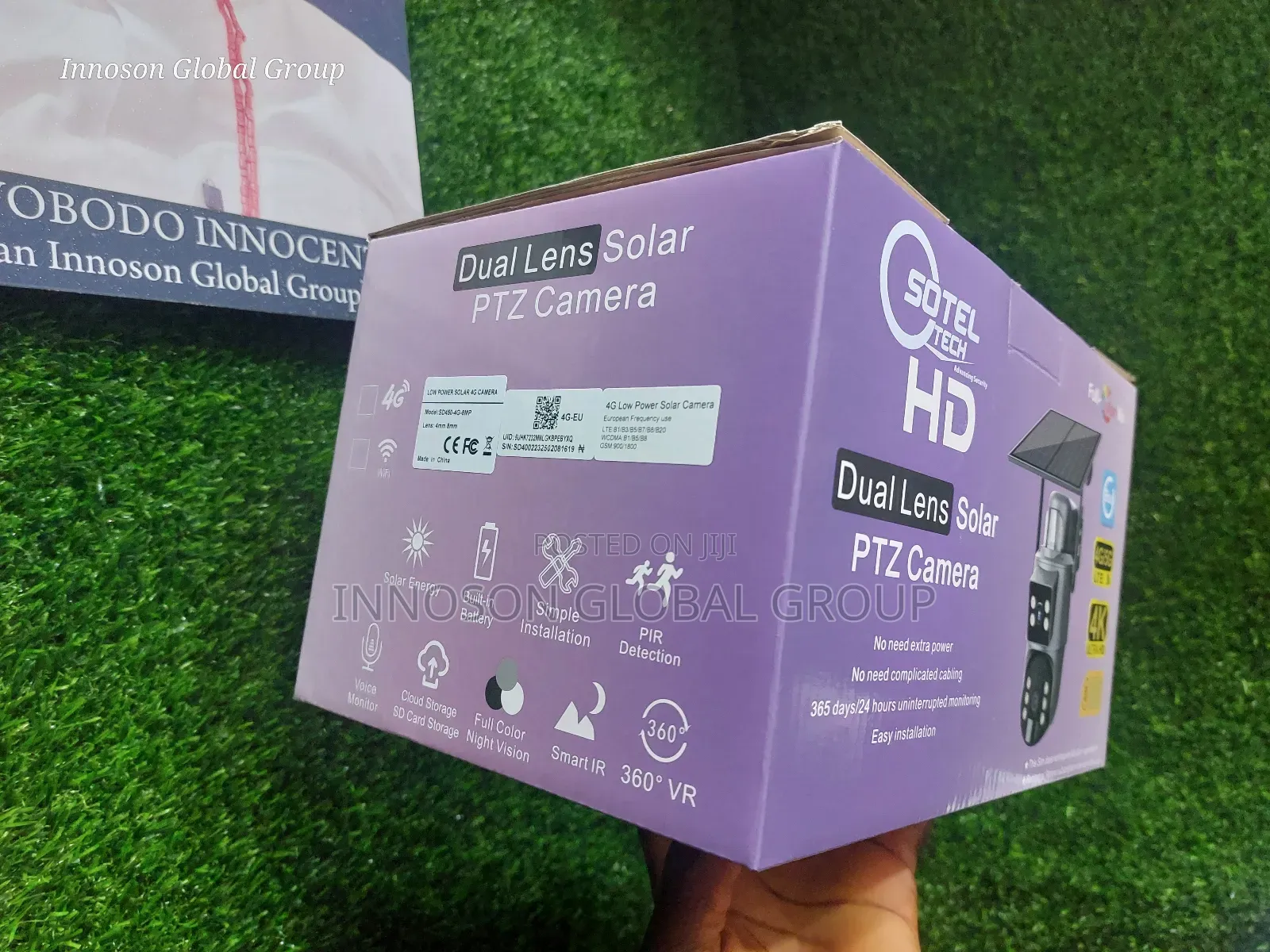 Ubox Sotel Tech Dual Lens Solar Camera