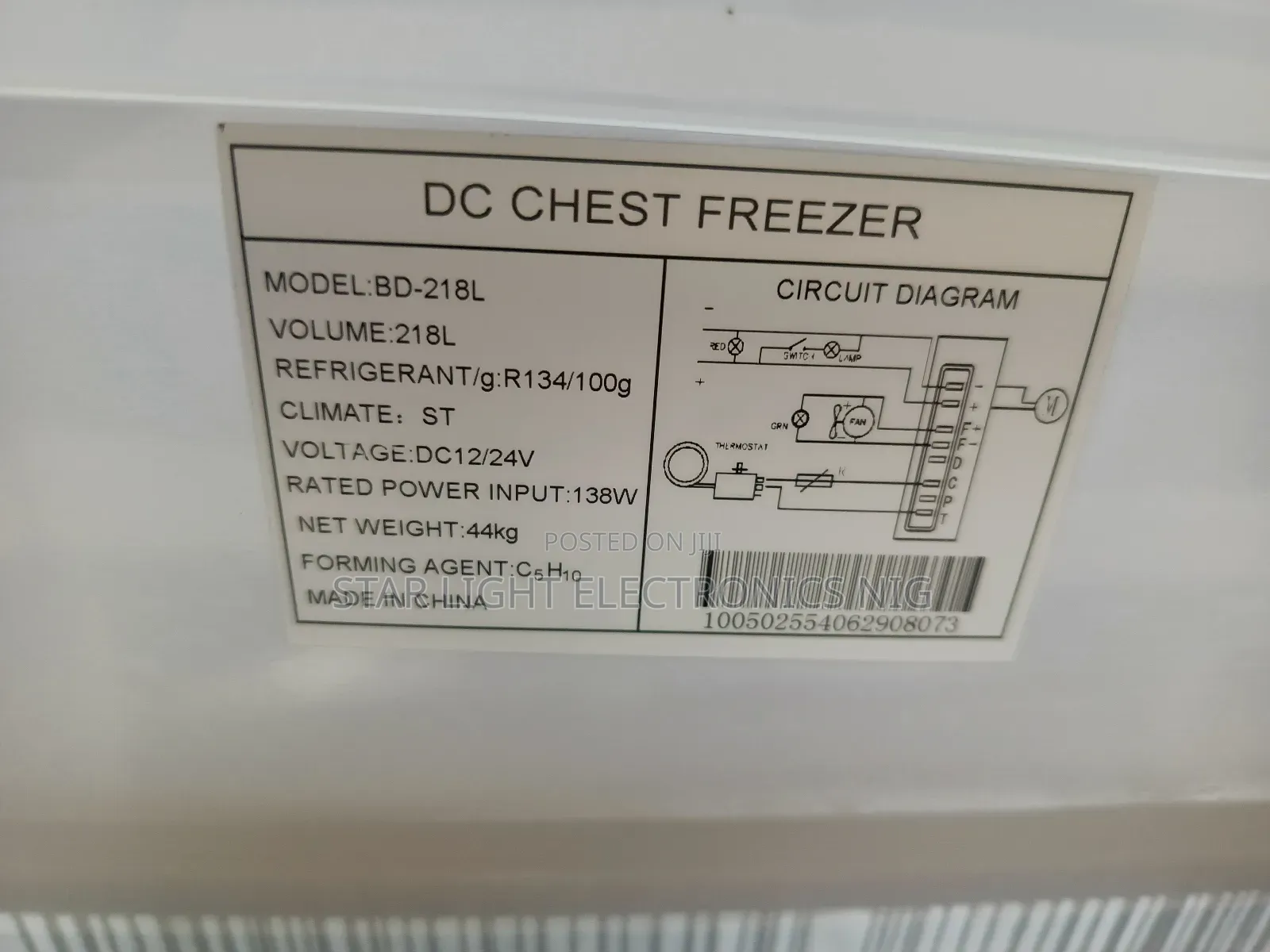 Solar Freezer 218 Liters Yohako
