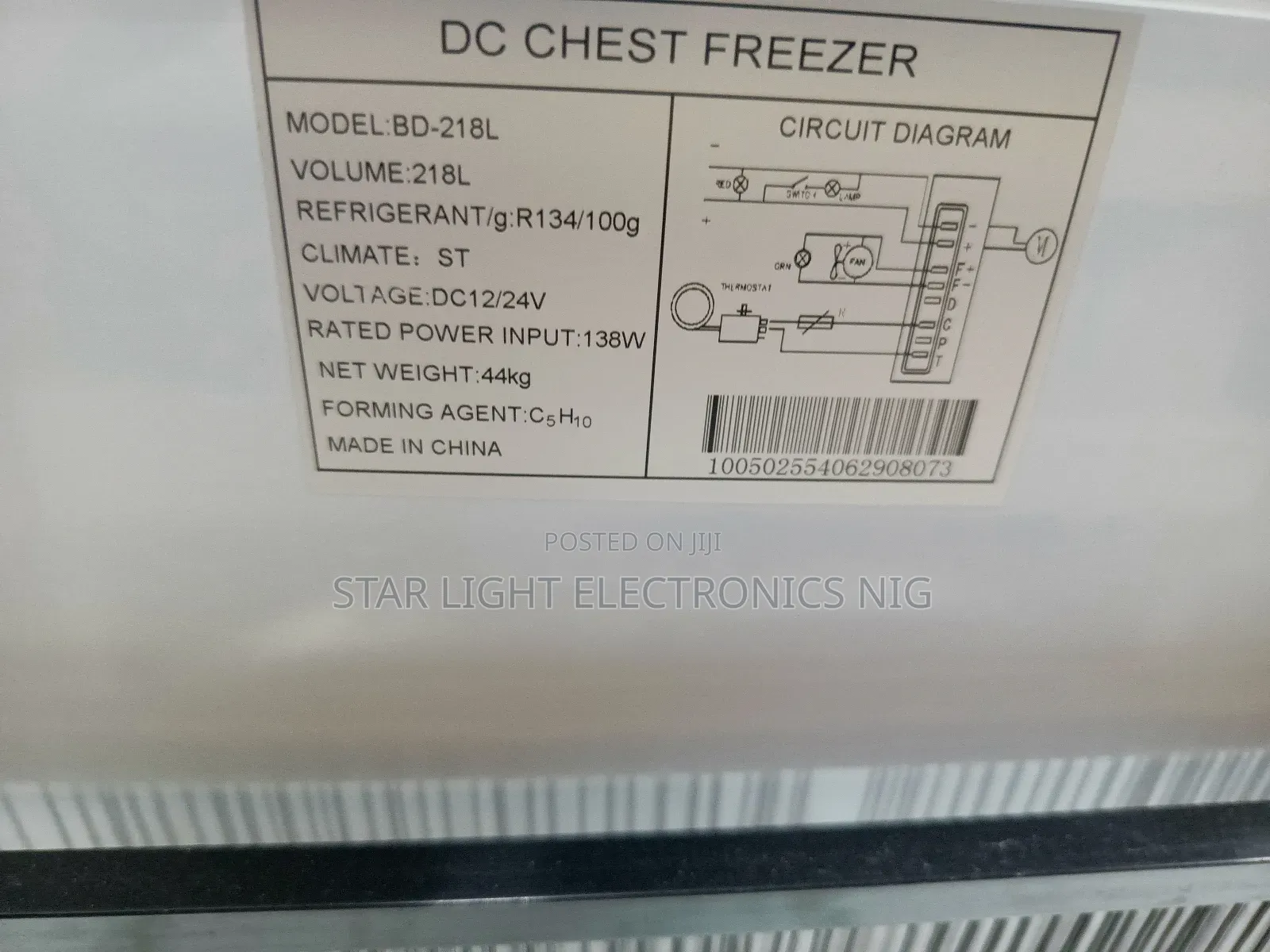 Solar Freezer 218 Liters Yohako