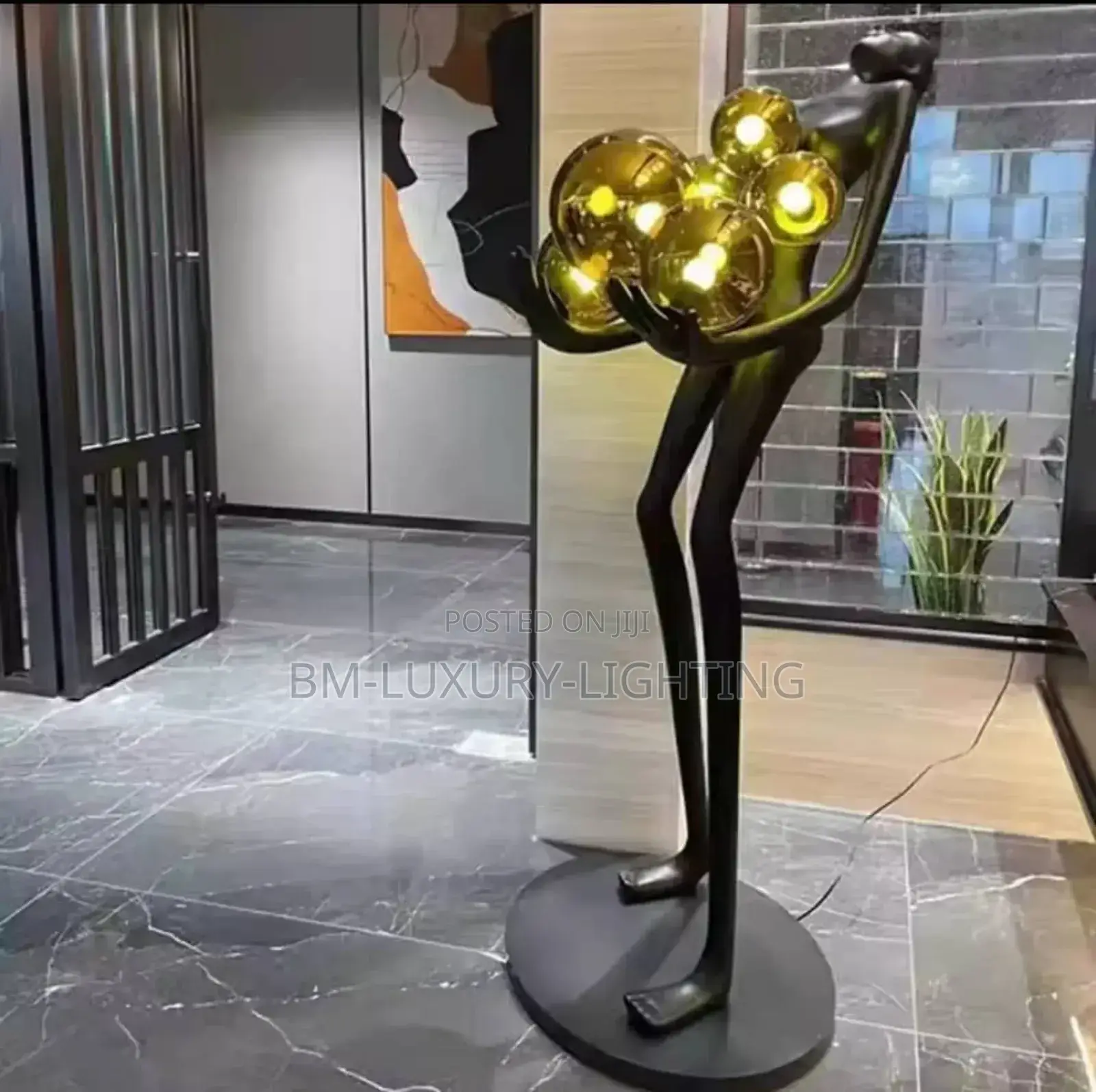 Nordic Humanoid Sculpture Floor Lamp